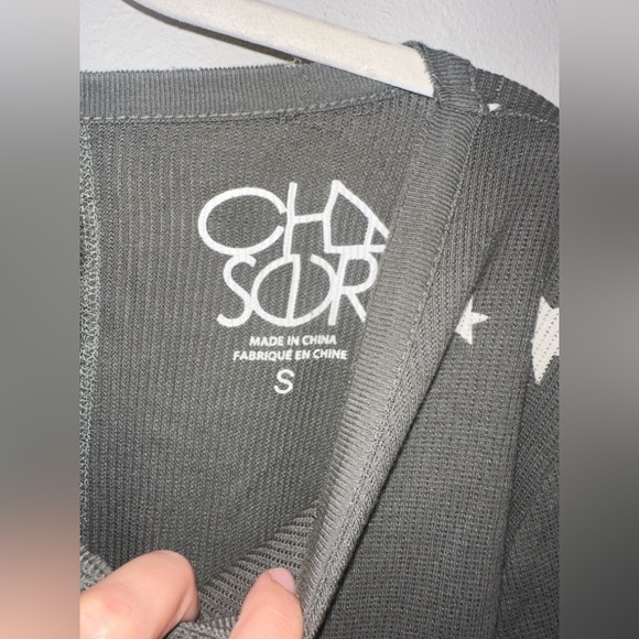 Chaser Gray Star Long Sleeve Tee - Picture 2 of 8